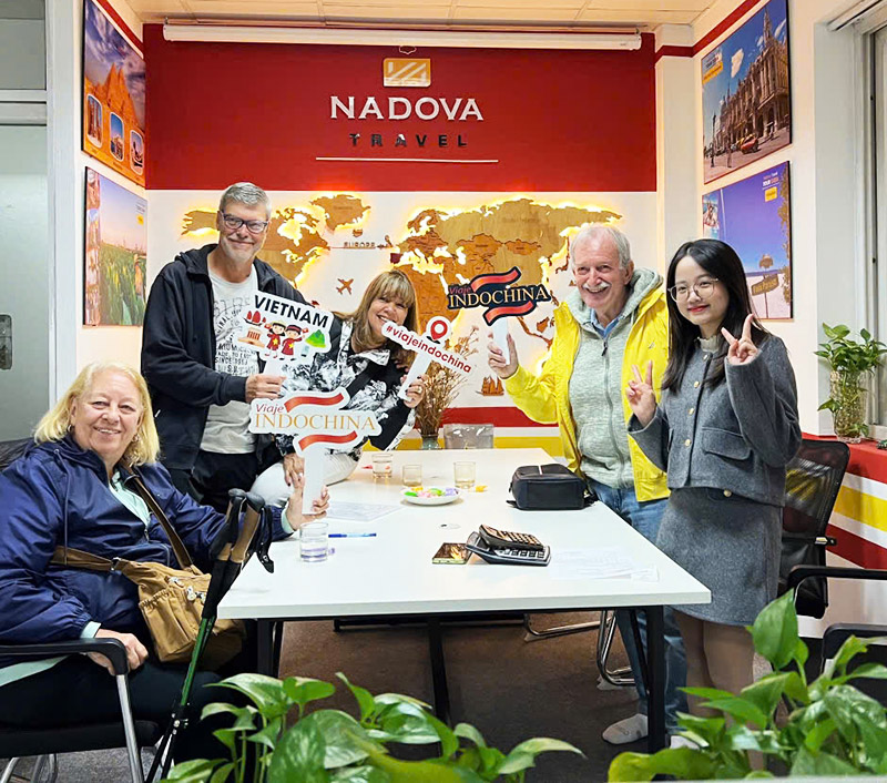 Oficina de Viajeindochina en Hanoi, Vietnam